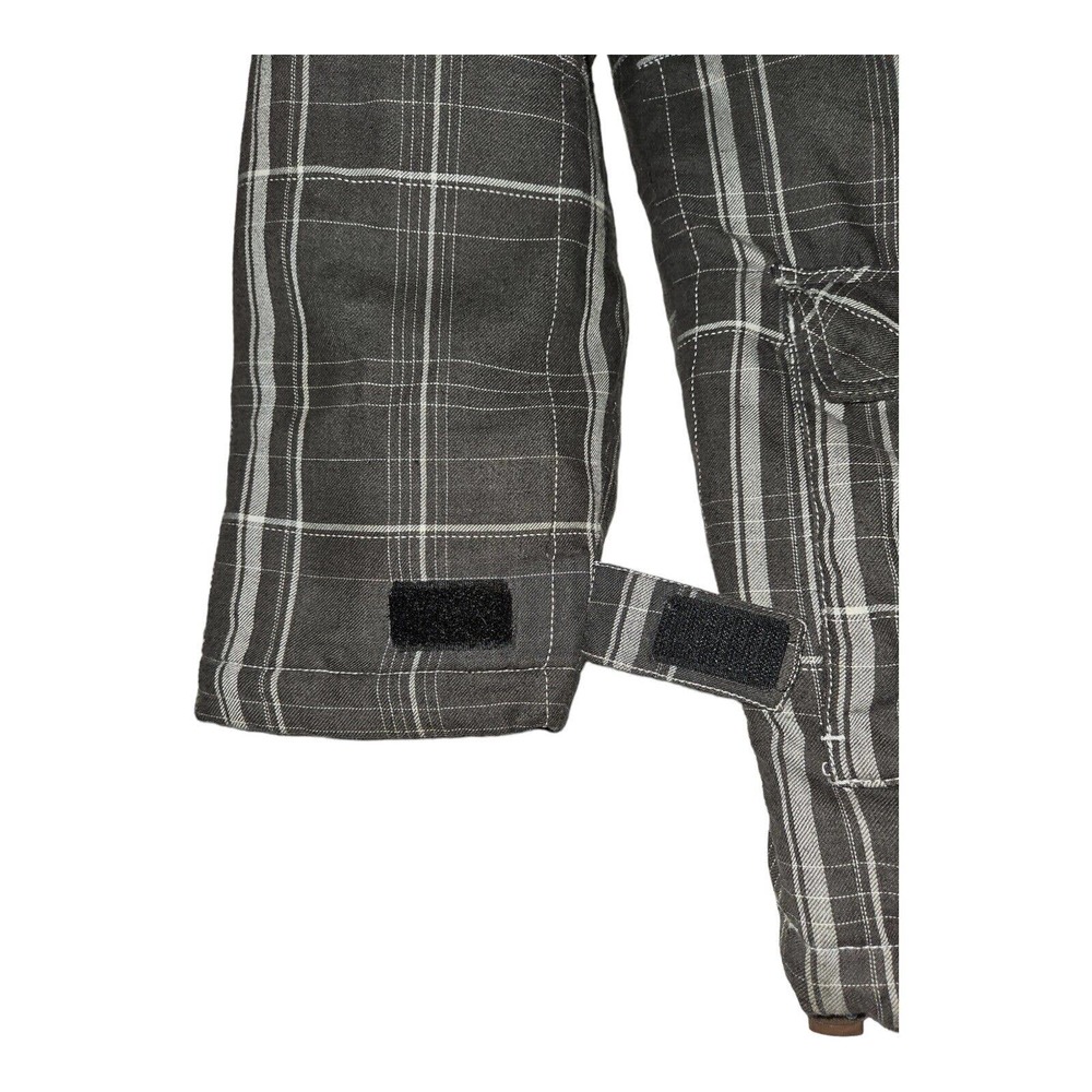 BKE Coat Large Men's Tartan Plaid Heavy Hooded Drawstring Hipster Preppy - Picture 8 of 15